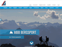 Tablet Screenshot of mbb-sg.de